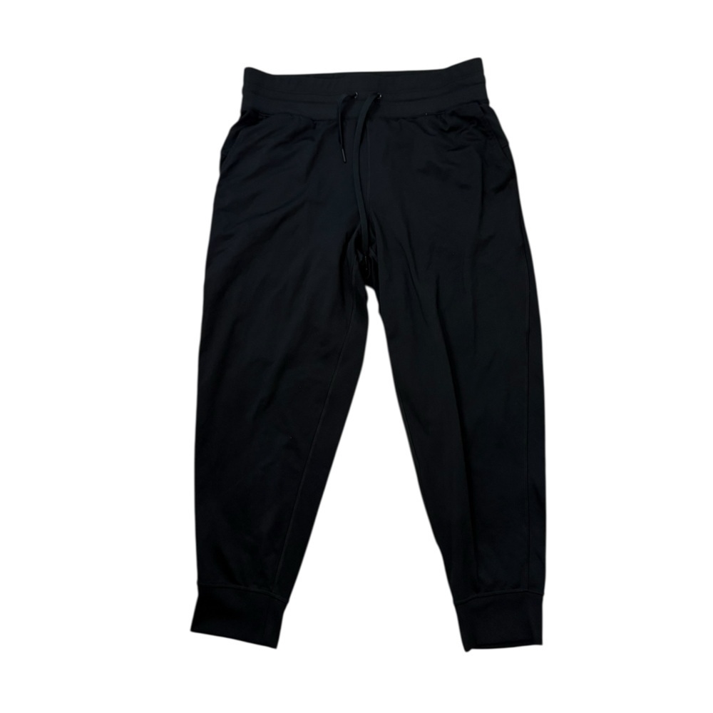 American Eagle Ladies Black Drawstring Joggers Size Large 24in Inseam